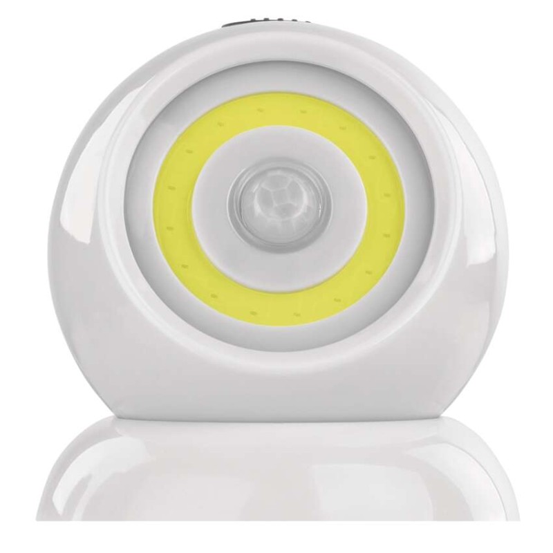 Lampka nocna LED 3x AAA, z czujnikiem ruchu i zmierzchu, magnes 