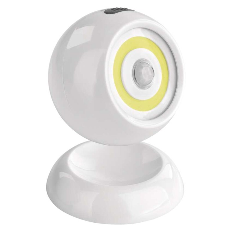 Lampka nocna LED 3x AAA, z czujnikiem ruchu i zmierzchu, magnes 