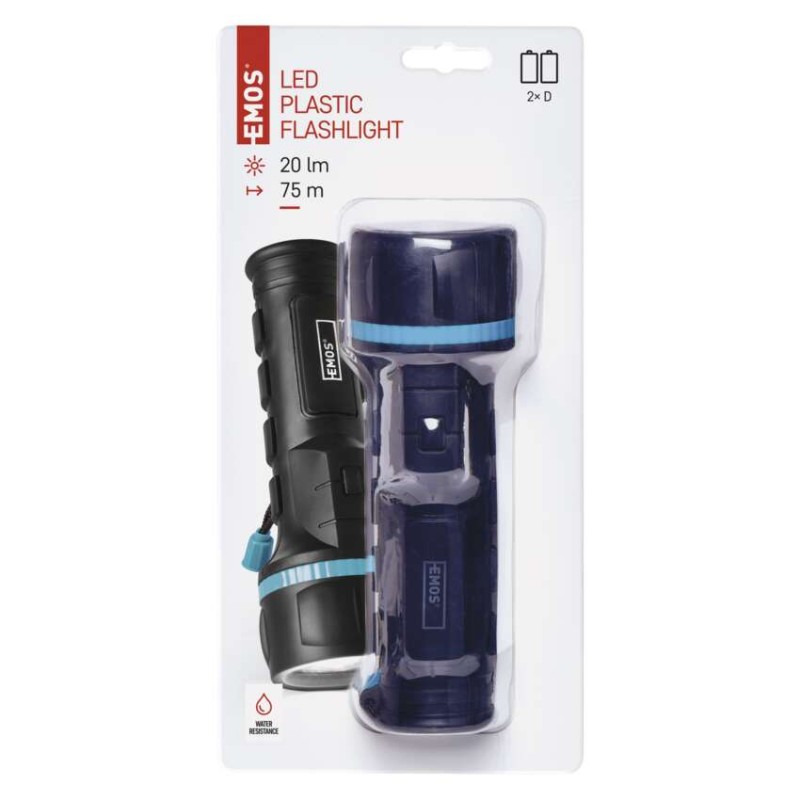 LED Taschenlampe P3862, 20 lm,2x D