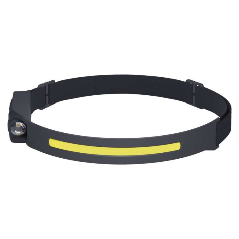 COB LED nabíjacia čelovka P3541, 380 lm, Li-Pol 1200 mAh