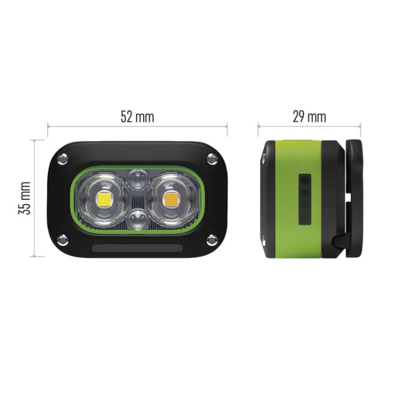 LED nabíjacia čelovka P3545, 175 lm, Li-Pol 800 mAh