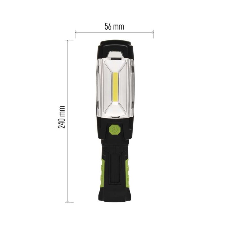 COB LED + LED aufladbare Arbeitsleuchte P4518, 380 lm,2500 mAh