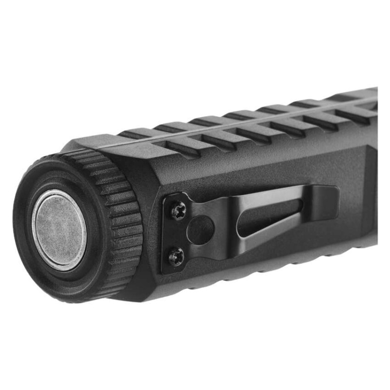 Wiederaufladbare LED-Taschenlampe aus Kunststoff P4720, 120 lm, 10 STCK., display box