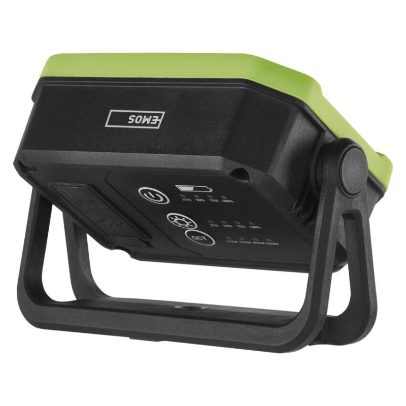 COB LED uzlādējama lampa darbam P4542, 900 lm, 4400 mAh