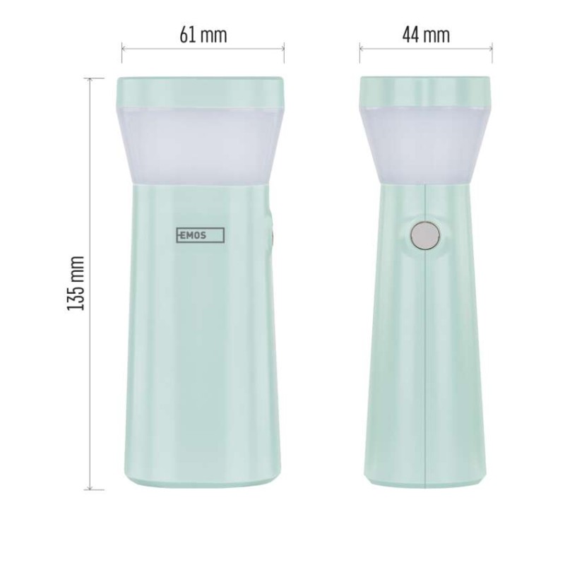 Wiederaufladbare LED-Taschenlampe, 80 lm, 800 mAh