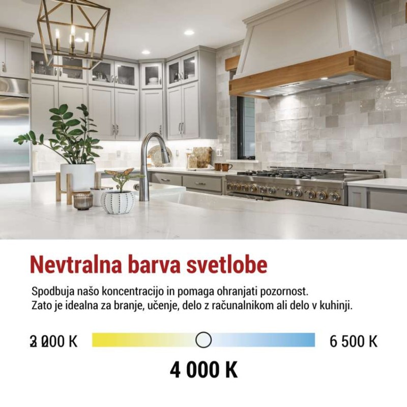 LED žarnica Classic MR16 A CLASS/ GU10 / 3 W (40 W) / 535 lm / Nevtralna bela