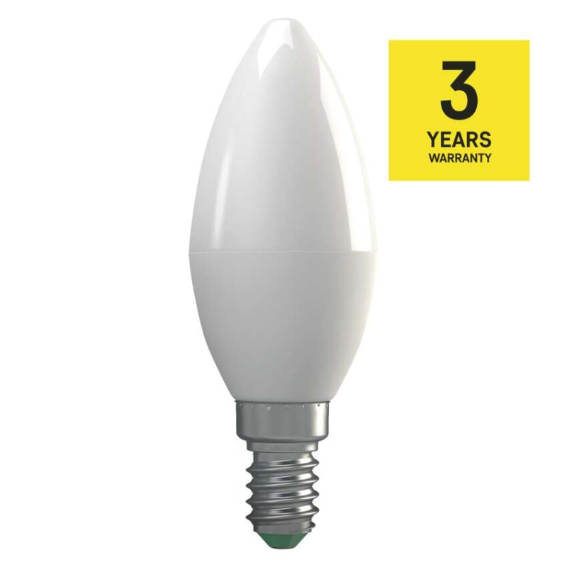 LED izzó Classic gyertya / E14 / 4,1 W (32 W) / 350 lm / meleg fehér