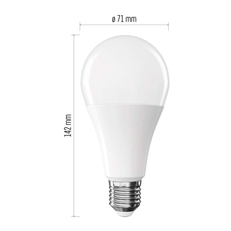 LED žárovka Classic A70 / E27 / 16 W (120 W) / 1901 lm / studená bílá