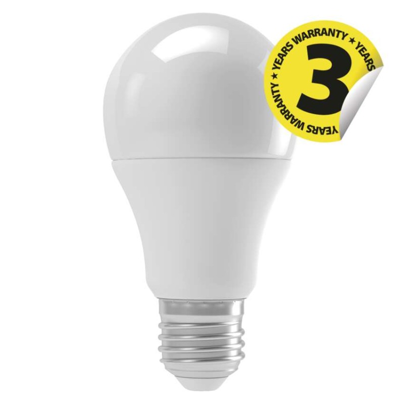 LED žiarovka Classic s pohyb. senzorom A60 9W E27 teplá b.