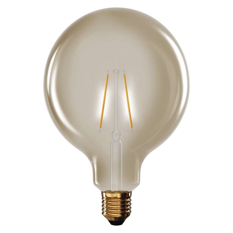 LED spuldze Vintage G125 / E27 / 4,5 W (40 W) / 420 lm / Silti balta