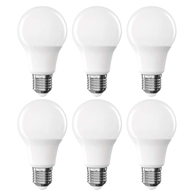 LED spuldze Basic A60 / E27 / 8,8 W (60 W) / 806 lm / Silti balta