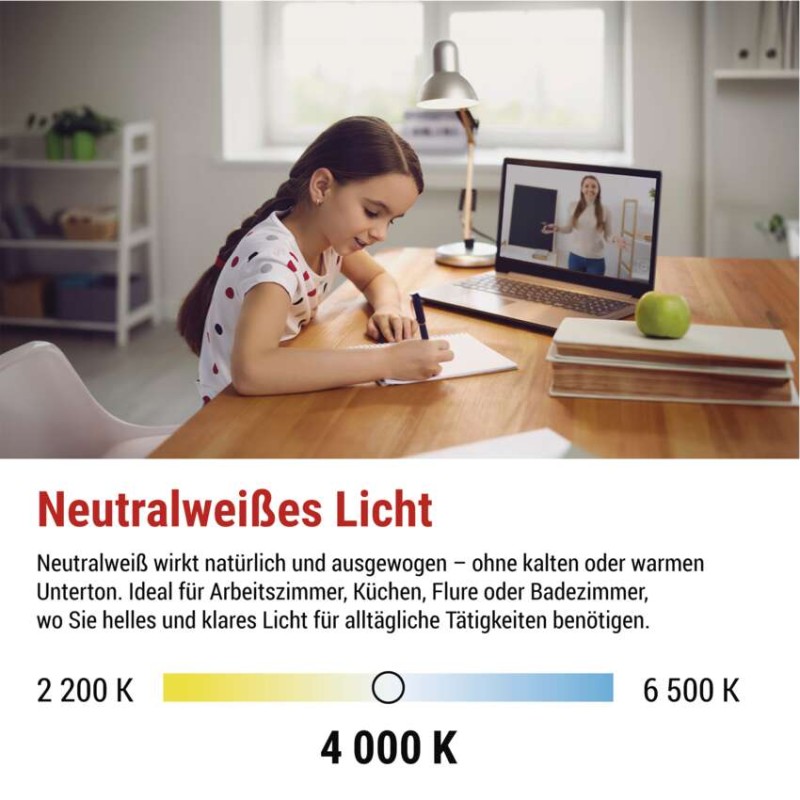 LED Lampe Filament A60 / E27 / 5,9 W (60 W) / 806 lm /  NeutralWeiß