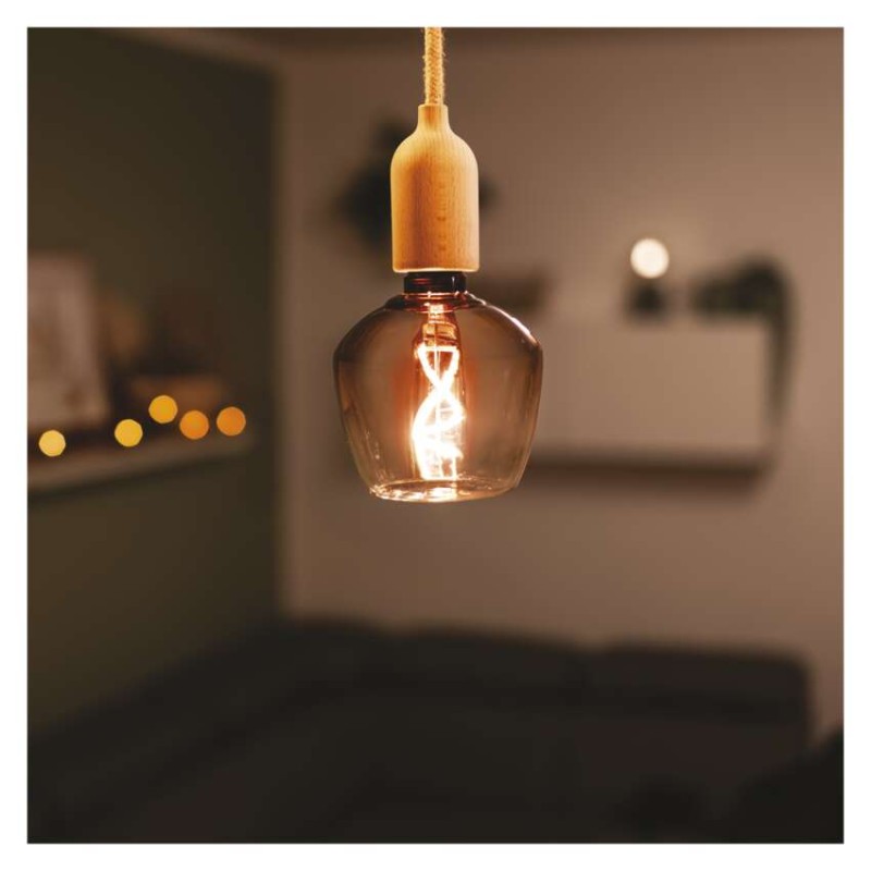 LED žarnica DECO S123 / E27 / 4 W (16 W) / 150 lm / flame