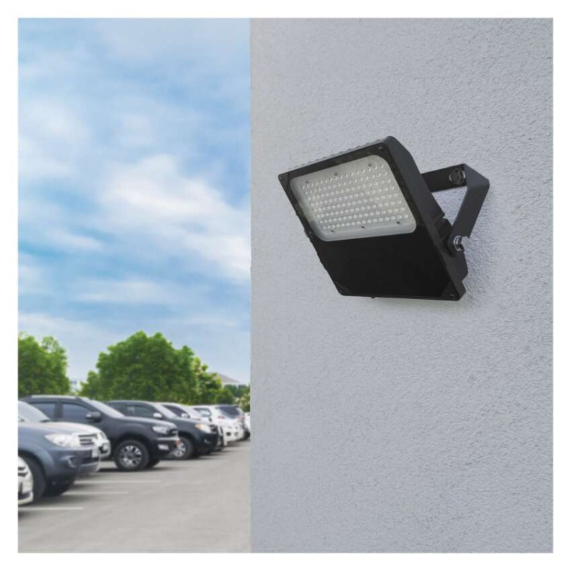 LED reflektor ASIMO asymmetric 100W, NW, črni