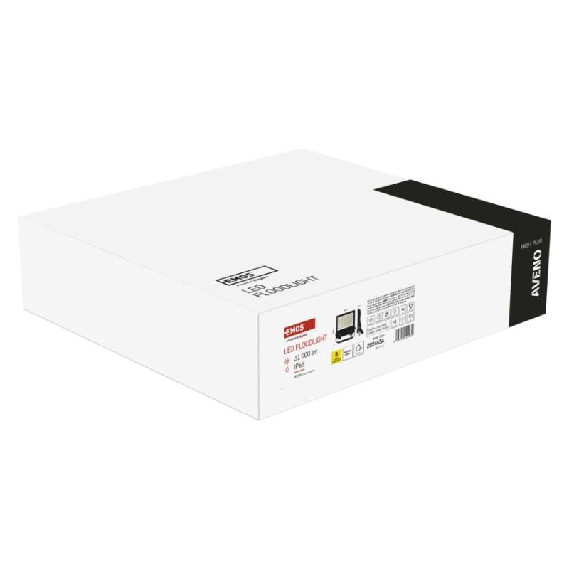 Naświetlacz LED AVENO 200W czarny neutralna biel