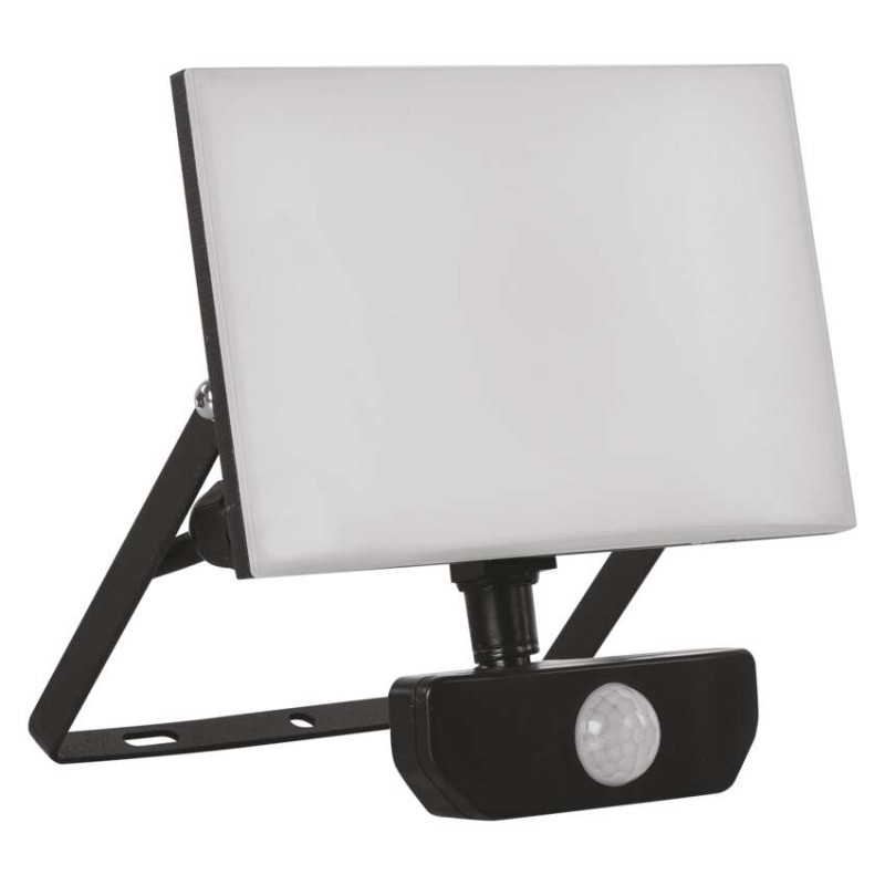 Naświetlacz LED TAMBO z czujnikiem PIR, 30 W, 3000 lm, czarny