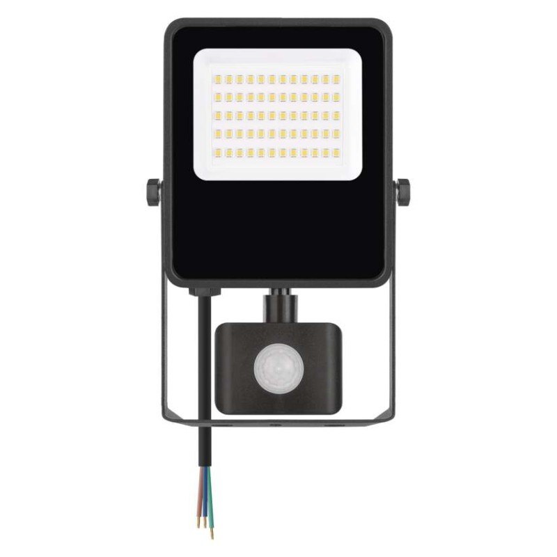 LED-Strahler VISIO mit Bewegungsmelder, 30 W, schwarz, neutral weiß