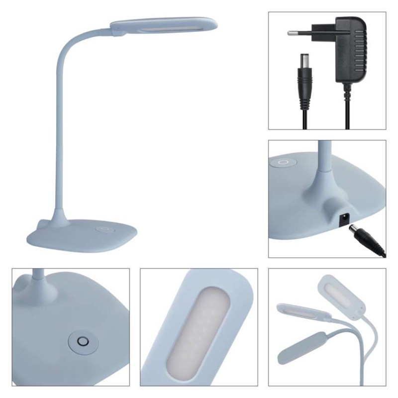 LED galda lampa STELLA, zila