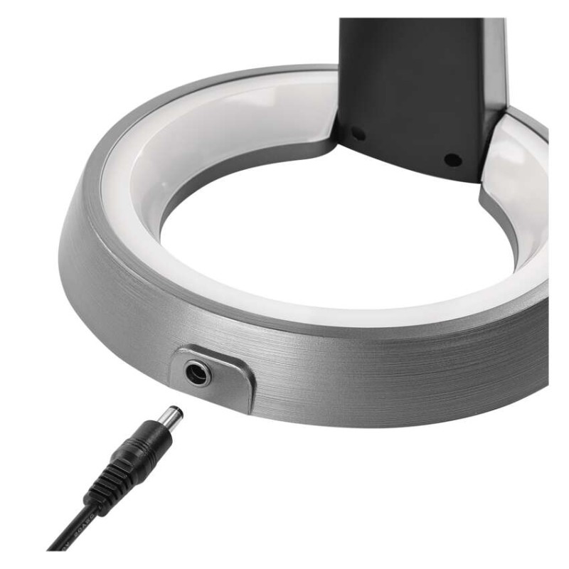 LED galda lampa JAMES, melna