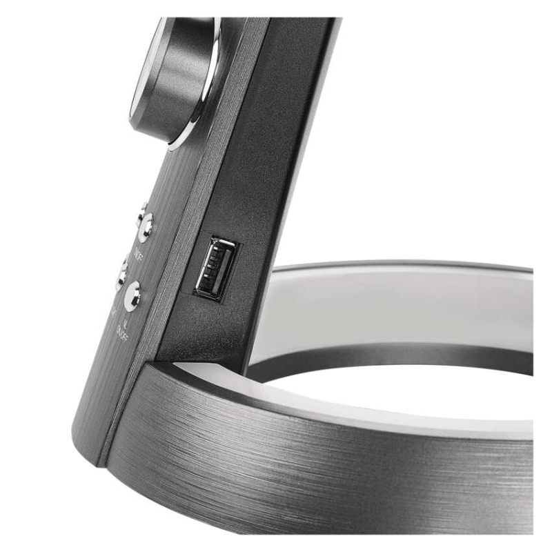 LED galda lampa JAMES, melna