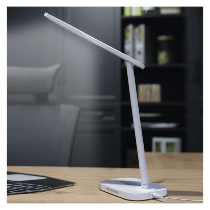 LED stolní lampa CARSON, bílá