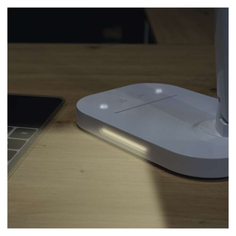 LED stolní lampa CARSON, bílá
