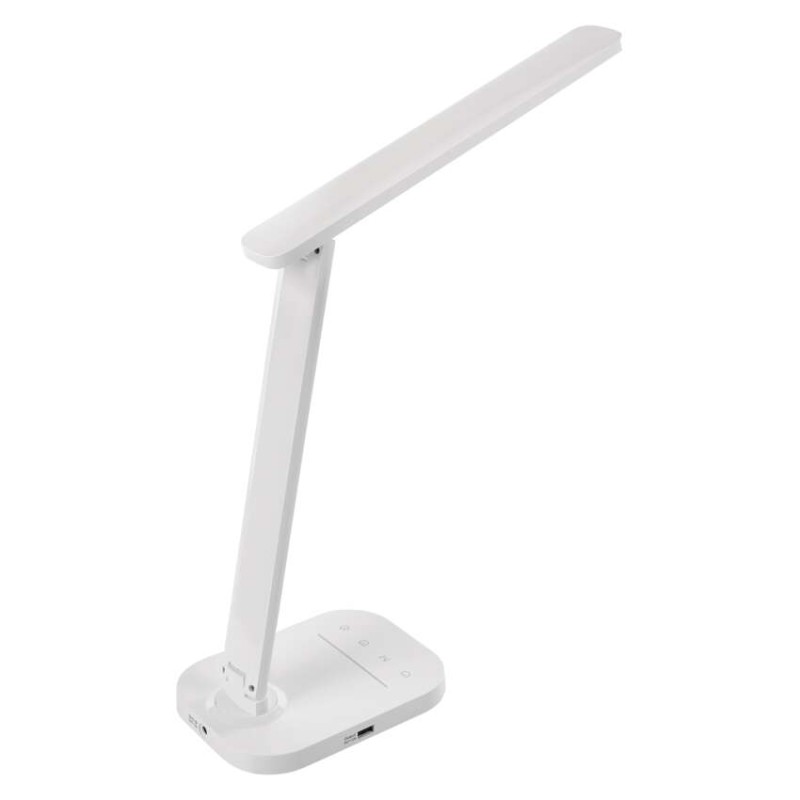 LED stolní lampa CARSON, bílá