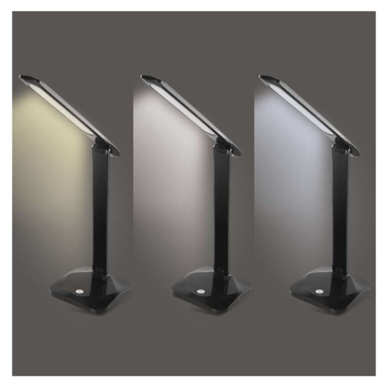 LED galda lampa CHASE, melna