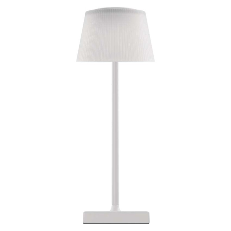 LED Schreibtischlampe KATIE, wiederaufladbar, weiss