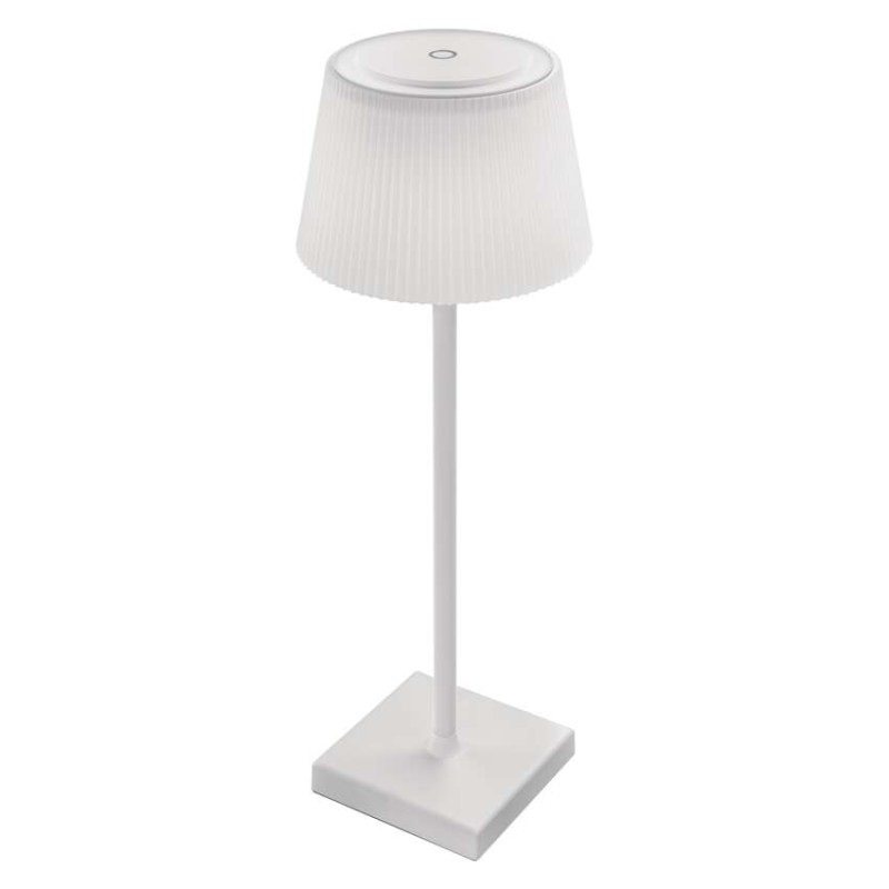 LED Schreibtischlampe KATIE, wiederaufladbar, weiss