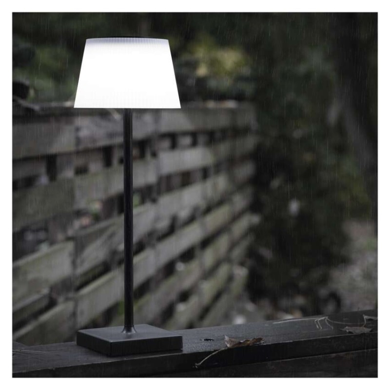 LED Schreibtischlampe KATIE, wiederaufladbar, schwarz