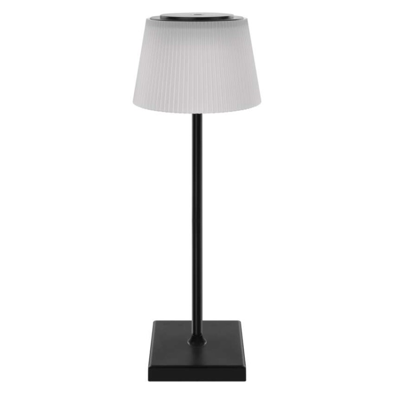 LED Schreibtischlampe KATIE, wiederaufladbar, schwarz