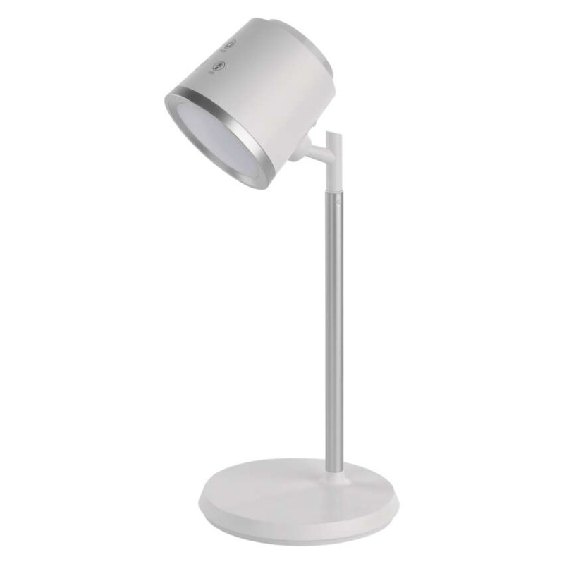 LED Schreibtischlampe ABBIE, wiederaufladbar, weiss