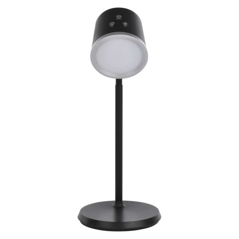 LED Schreibtischlampe ABBIE wiederaufladbar, schwarz