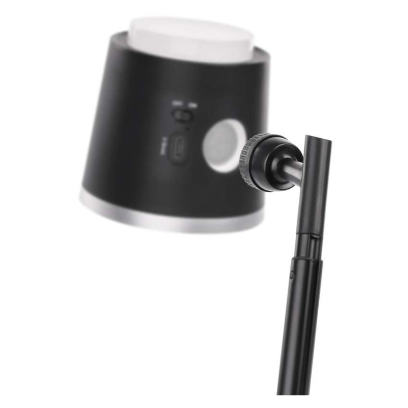 LED Schreibtischlampe ABBIE wiederaufladbar, schwarz