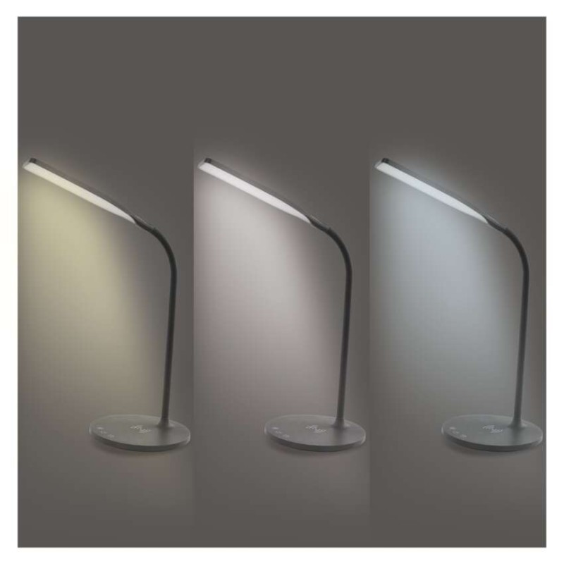LED Schreibtischlampe OSCAR, schwarz
