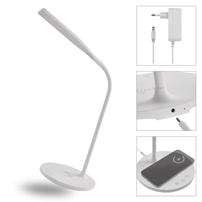 LED Schreibtischlampe OSCAR, weiss