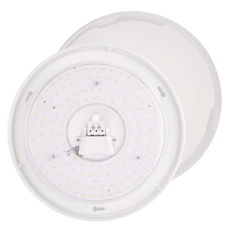 Oprawa sufitowa LED TIVI, okrągła biała 8,6W, IP44, neutralna biel