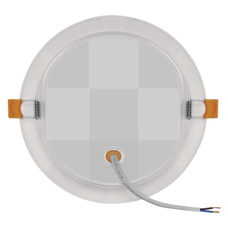LED-Einbauleuchte RUBIC, rund, weiß, 18W, neutralweiß