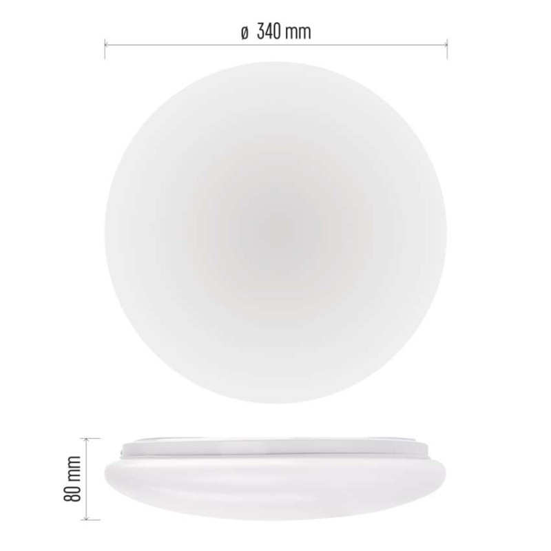 EMOS LED MENNYEZETI LÁMPA FIONI 18W NW IP44
