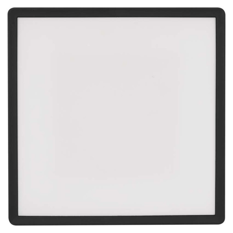 LED felületi lámpatest FLORI négyzet, fekete, 18W, semleges fehér