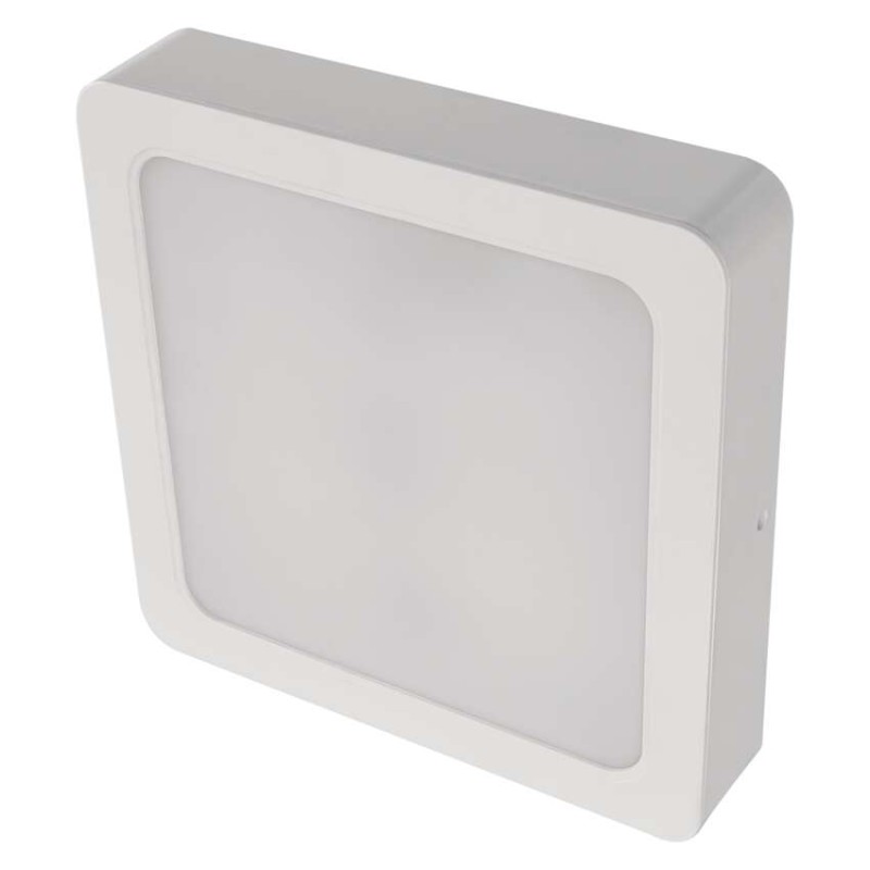 Panel LED  natynkowy RUBIC 2w1, kwadrat, biały, 24W, naturalna biel