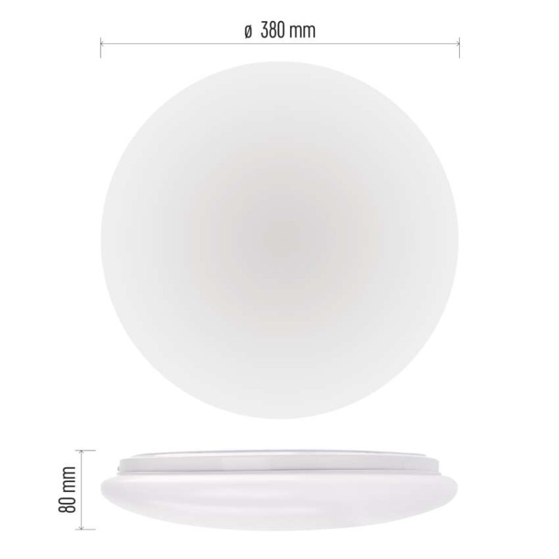 LED lampa FIONI, 24 W, neitrāli balta, IP44