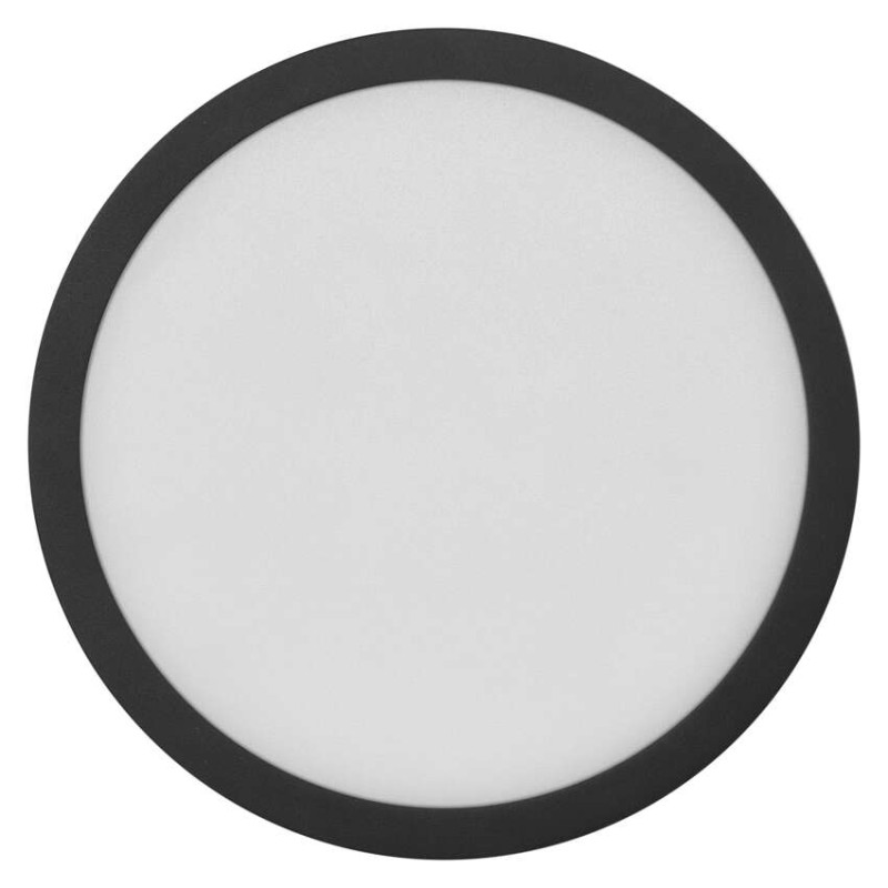 LED lampa NEXXO, melna, 17 cm, 12,5 W, silti/neitrāli balta