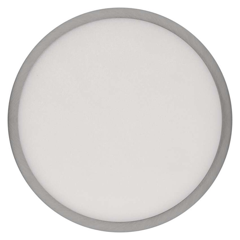 LED šviestuvas NEXXO šlifuoto nikelio, 22,5 cm, 21 W, šiltai / neutraliai baltas