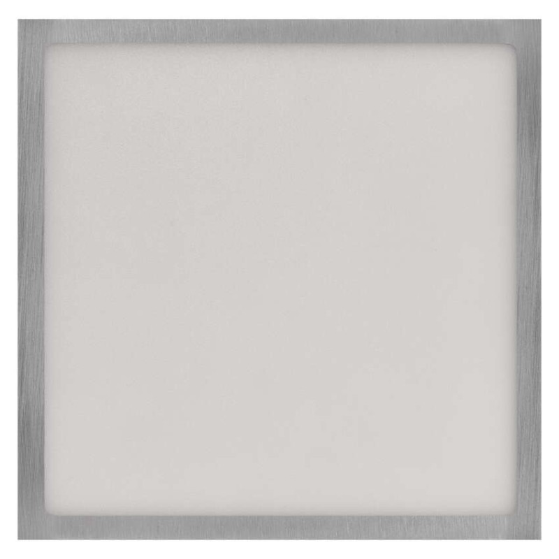 LED lampa NEXXO, matēts niķelis, 22,5 x 22,5 cm, 21 W, silti/neitrāli balta