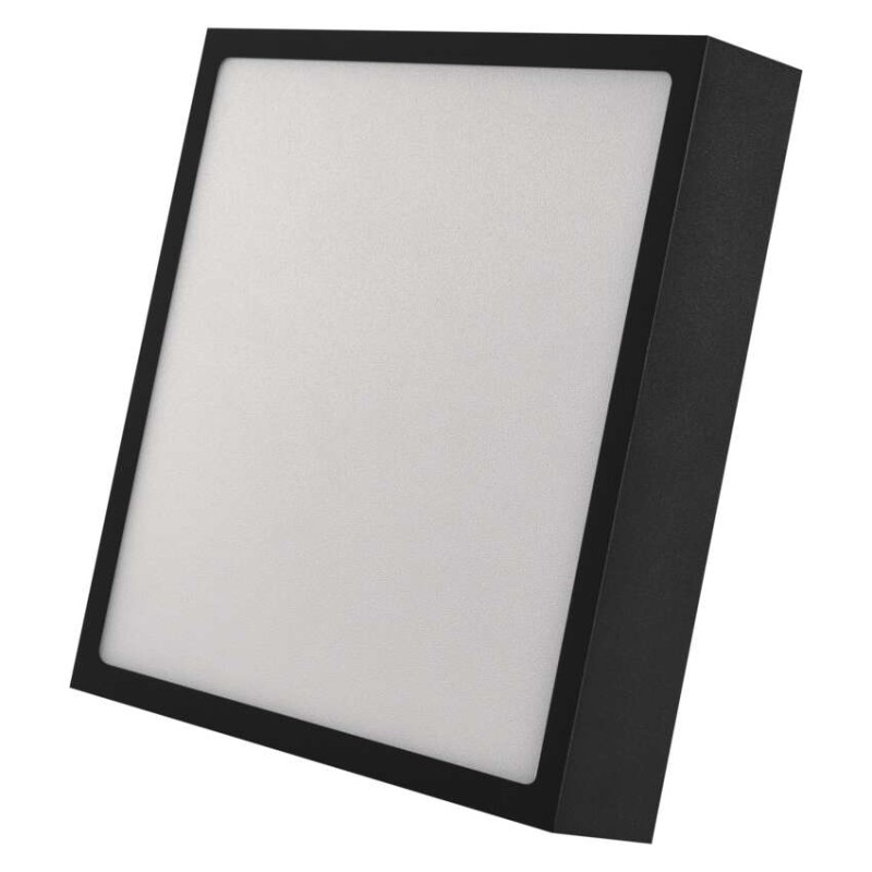 LED-Anbauleuchte NEXXO, quadratisch, schwarz, 21W, mit Change CCT