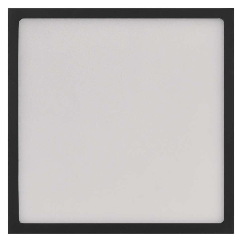 LED-Anbauleuchte NEXXO, quadratisch, schwarz, 21W, mit Change CCT