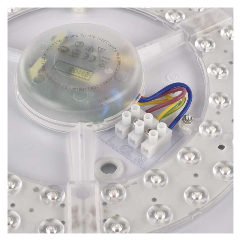 LED prisadené svietidlo SABI, kruhové 30W, stmiev.so zmenou CCT