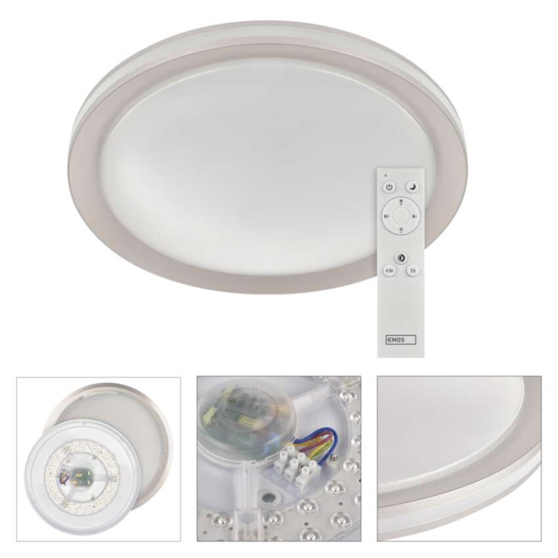 LED prisadené svietidlo SABI, kruhové 30W, stmiev.so zmenou CCT